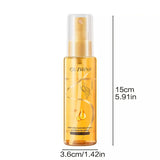 Fragrance Hair Care Essential Oil Spray, Fragrance Hair Conditioner, Smooth Hair Care Essential Oil to Prevent Frizz, Moisturizing and Nourishing, Long-Lasting Fragrance Hair Care Essential Oil Spray 100Ml/Bottle-1 Bottle