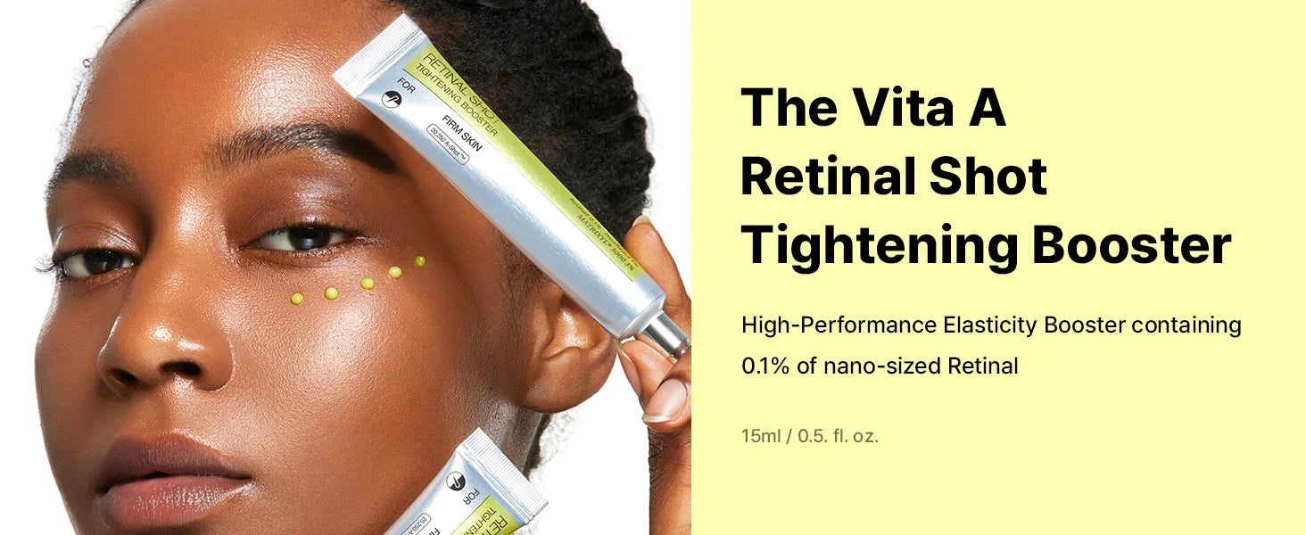 Korean Retinol Vitamin C Hydrating Shot Tightening Booster Face Cream Eye serum Lightening Dark Circles Firming Moisturizing