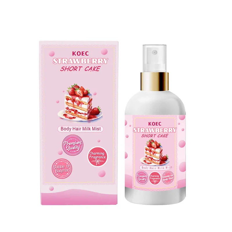 Strawberry Women's Perfume Clothing Spray Vitality Charm Coconut Body Milk Fragrance Spray Brand Sweet Charm Strawberry Perfume