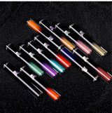 Halloween Goth Lipstick Set Long Lasting Smudgeproof Dark Matte Lip Gloss Velvet Lipsticks Black Liquid Lipstick for Halloween