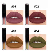 12 Color Halloween Dark Lip Gloss Matte Colorful Non Fade Liquid Lipstick Kit Waterproof Lasting Black Red Blue Velvet Lipsticks