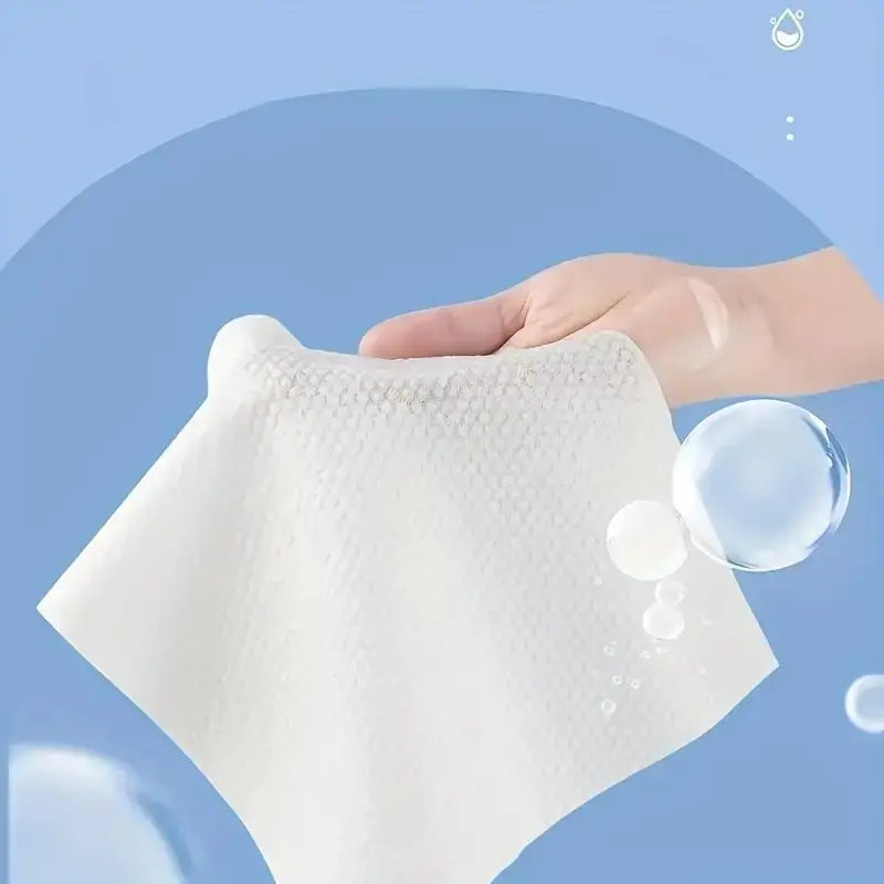 100/300PCS Disposable Thick 100% Cotton Face Towel Make Up Soft Removing Wipes Dry Cleanser Towelettes For Skin Care