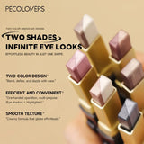 Double Color Eyeshadow Stick Glitter Highlight Shadow Stick Eye Makeup Waterproof Lasting Shimmer Metallic Eyeshadow Makeup