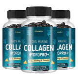 Hydrolyzed Marine Collagen - HYDROPRO supports skin and joint, hair and nail health nutritional supplement
