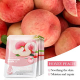 10Pcs Fruits Facial Masks for Face Skincare Moisturizing Brightening Hydrating Firmingface Mask Beauty Face Skin Care Products
