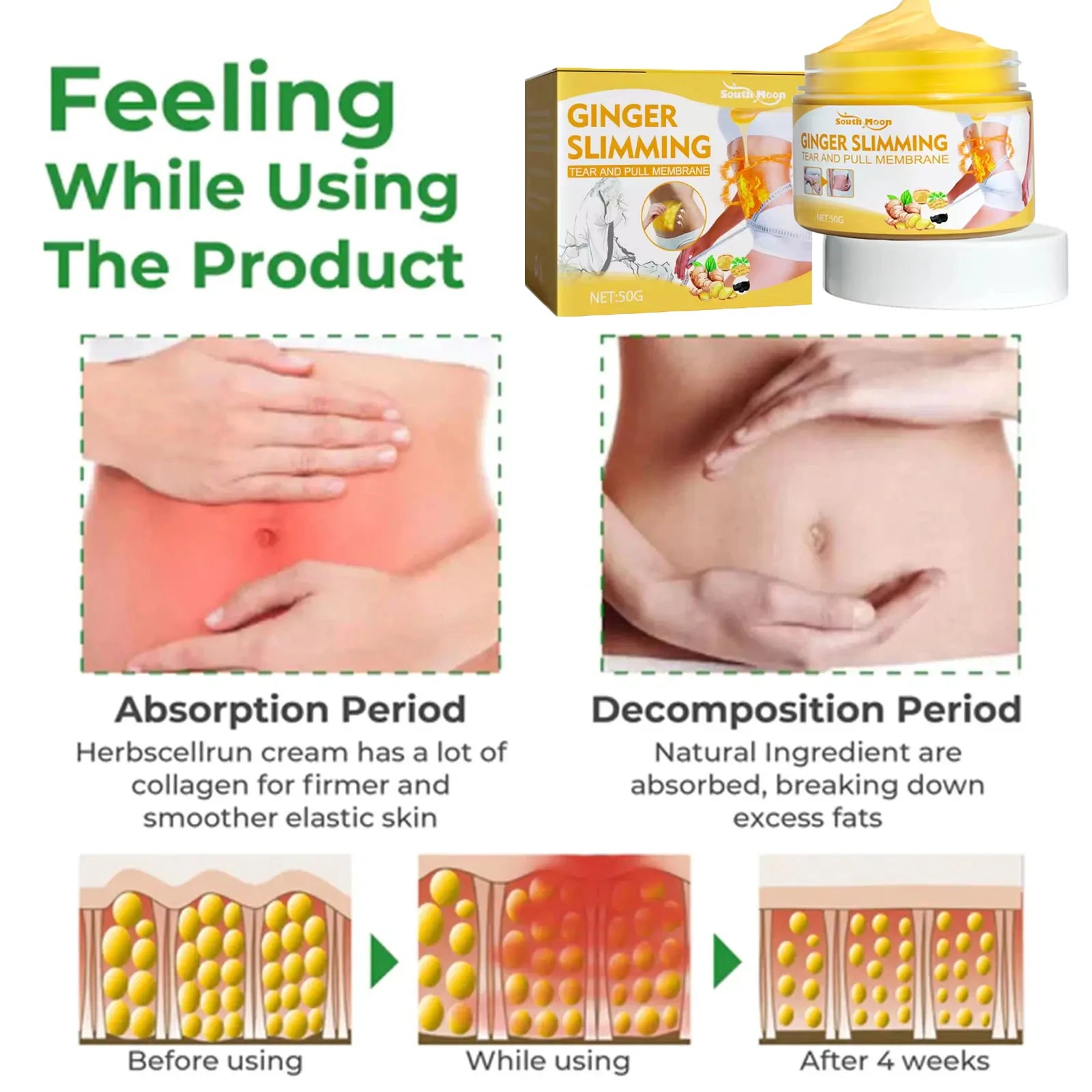 Slimming Cream Weight Loss Remove Cellulite Fast Belly Fat Burning Massage Lift For Tighten Firming Shaping Body Care Products