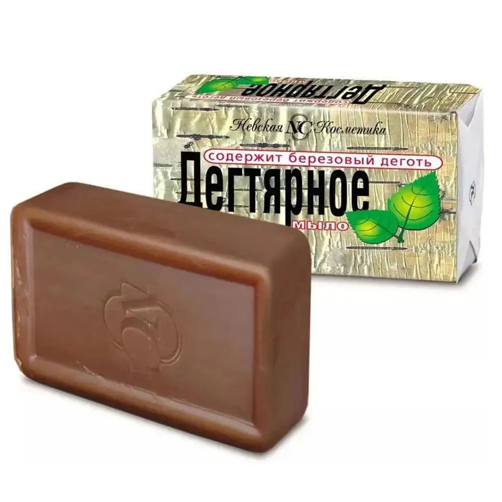 1/2/3/4/5pcs Russian NC Birch Tar Soap Purifying Face & Body Wash for Oily & Problem Skin, Deep Cleansing & Oil Control