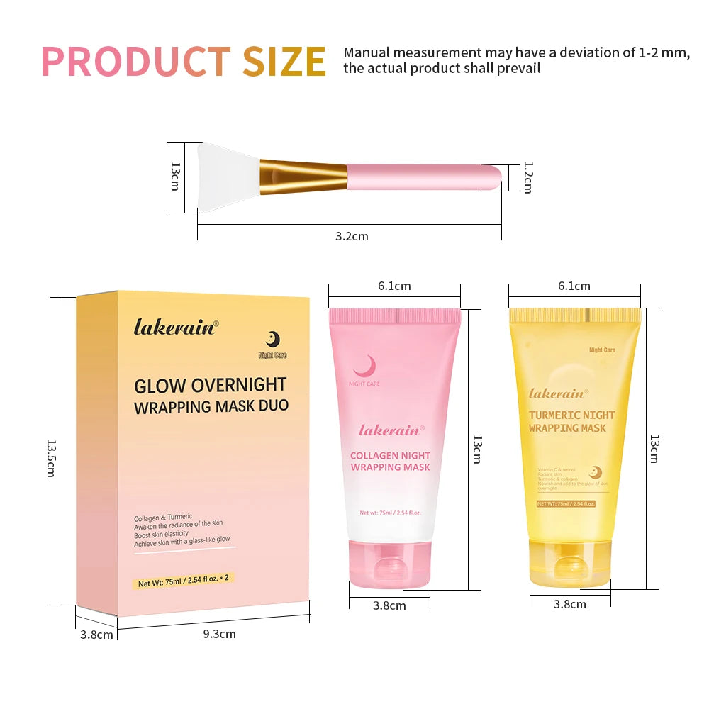 Deep Collagen Mask Korean Peel Off Mask Face Anti Wrinkle Lifting Skin Care Masks Bio Pack Night Wrapping Woman Skin Care