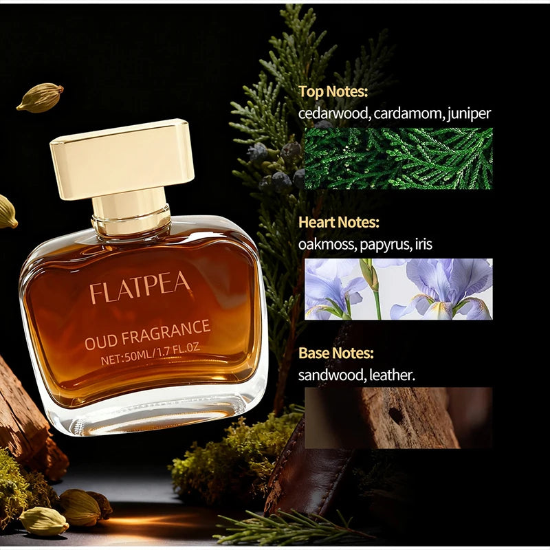 Arabic Sandalwood Perfume Classic Agarwood & Irresistible Musk Fragrance Long-lasting Elegant Charming Woody Eau De Parfum