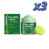 Tea Tree Scalp Scrub Anti-Dandruff Oil Control Refreshing Fluffy Anti-Breakage Soothing Nourishing Hair Deep Cleansing Shampoo