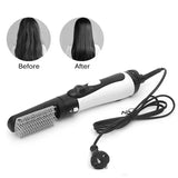 Hot Air Brush One Step Hair Dryer Brush Volumizer Dry Straighten Curl Comb Negative Ionic Hair Styler