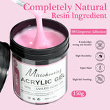 150g Large Capacity Nail Extension Gel Acrylic Semi-Permanent UV/LED Gel Varnish Suitable for DIY Design Nail Art Extension Tool