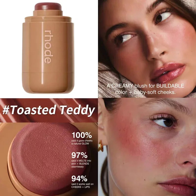 Rhodeskin Spring Lip Gloss Lip Balm Smoothing Lipstick Lines Lasting Nourishing Women Daily Care Makeup Moisturizer Blush Girl