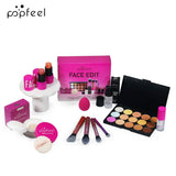 POPFEEL Valentine's Day and Holiday Makeup Gift Set - All-in-One 11-Piece Makeup Kit for Girls and Women, Featuring Concealer