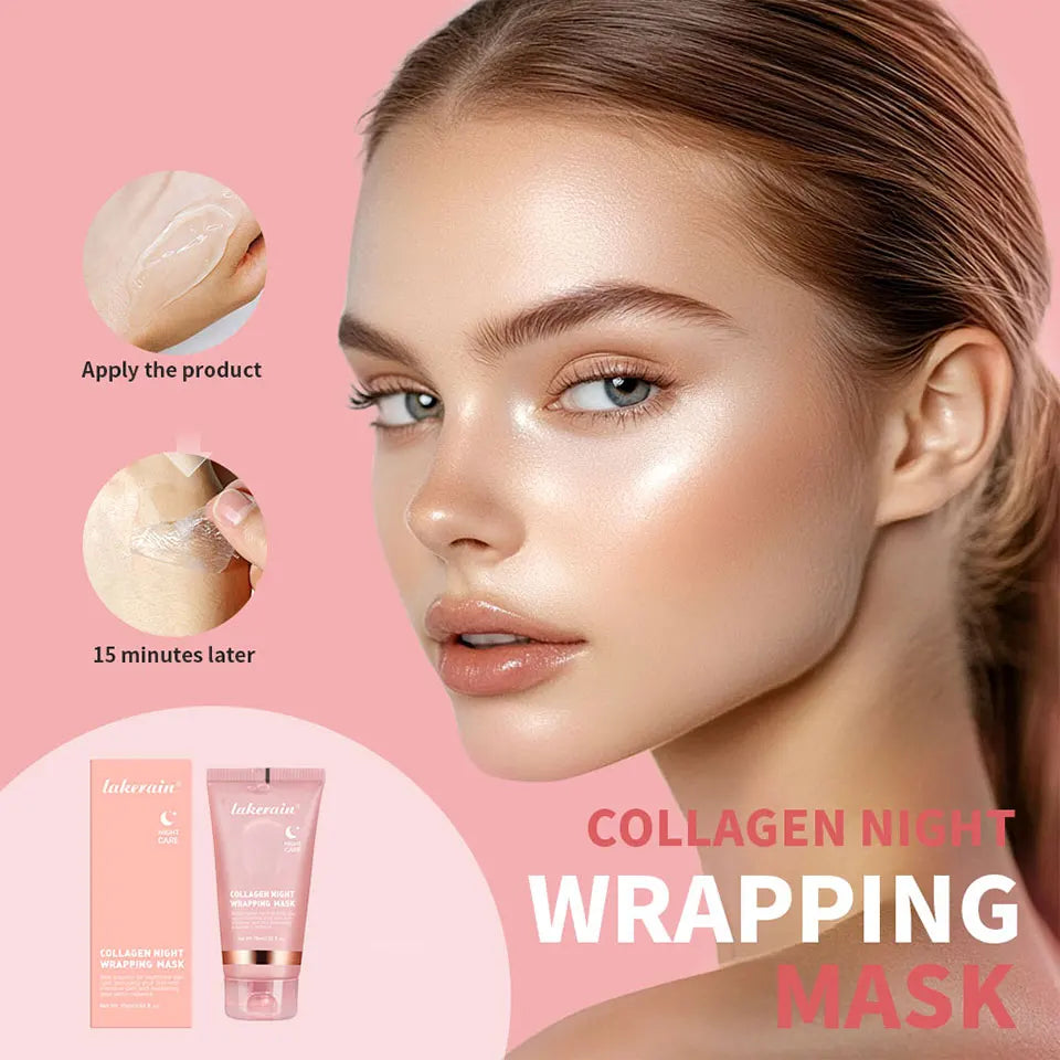 Deep Collagen Mask Korean Peel Off Mask Face Anti Wrinkle Lifting Skin Care Masks Bio Pack Night Wrapping Woman Skin Care
