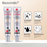45ml Color Correcting CC Cream Facial Centella Asiatica Repair BB Cream Natural Concealer Whitening Liquid Foundation Cosmetics