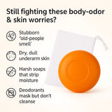 Persimmon Soap Bar Japanese Persimmon & Green Tea Extract For Men and Women Gentle on All Skin Types Deodorizing Soap Rose Scent