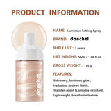 Luminous Setting Spray Instantly Boosts Skin Dewy Plump-looking Lasting Hydration Face Makeup Blends Seamlessly Natural Finish
