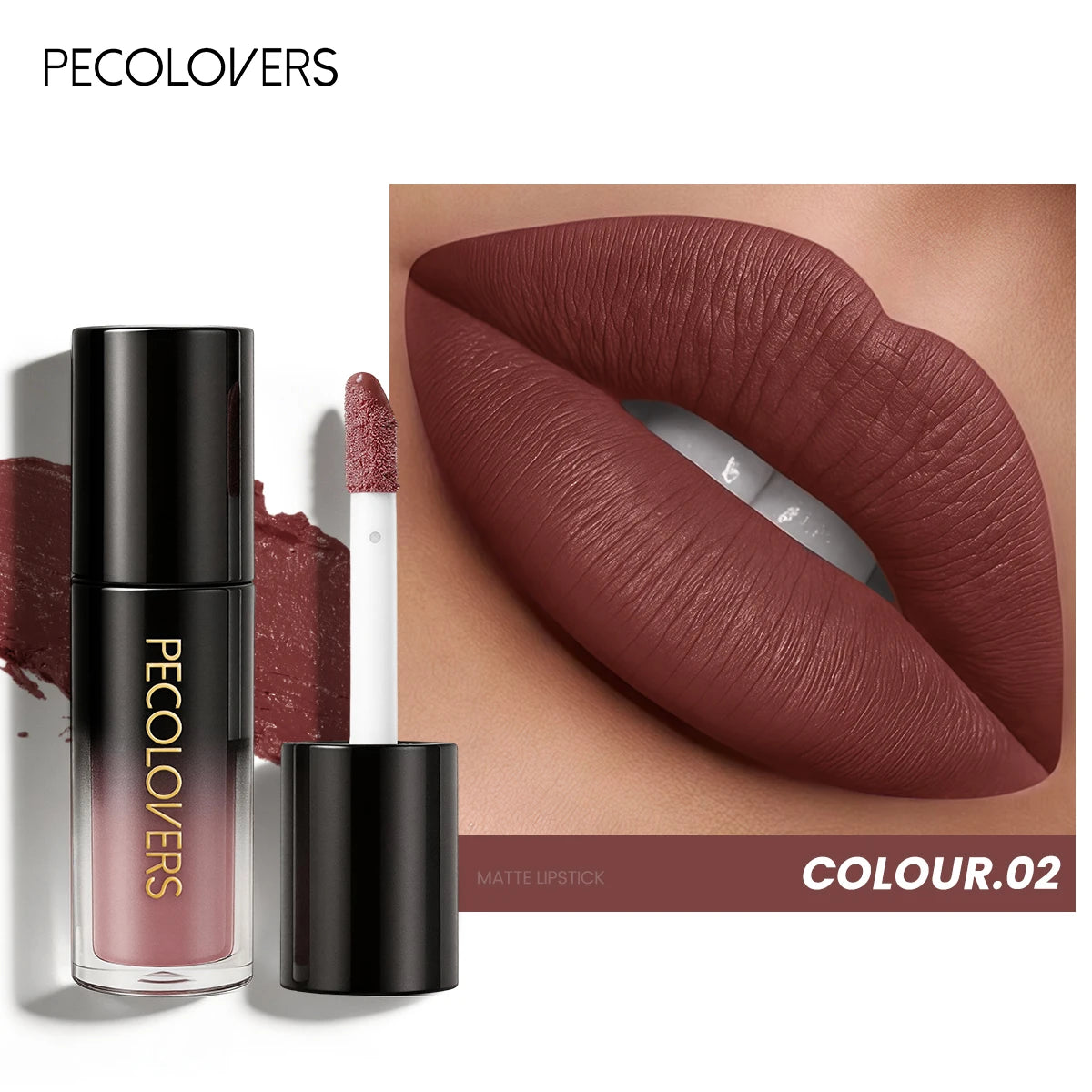 6PCS/SET Cream Matte Lip Tint Stick,Even Color Layering,Comfortable All-day Wear,Classic Neutral Lip Shades,Soft Fluffy Applicator Head,Compact Carry Lip Gloss Set,Suitable For Daily Travel And Everyday Female Makeup