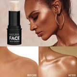 Waterproof Brighten Face Highlighter Blush Stick Makeup Glitter Corrector Contour Illuminator Shimmer Rouge Stick Cream Cosmetic