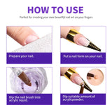 LIMEGIRL Nail Acrylic Liquid Monomer Crystal 40ml/75ml/120ml/240ml for Nail Art Acrylic Powder Extension Professional Manicure