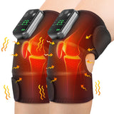 Rechargeable Knee Massager 3 Gear Vibration Massage Adjustable Shoulder Brace Electric Heating Pads Leg Knee Warmer