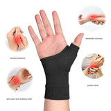 Wrist Thumb Compression Arthritis Gloves, Breathable Wrist Support Wrist Brace Wrist Sleeve With Gel Thumb Injury Pads
