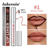 Lip Liner Pencil Peel Off Lip Stain Tattoo Long Wearing Matte Waterproof Smudge Proof Transfer Proof Lip Cosmetic For All Day