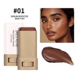 Foundation Skin Tint Balm Skin Tint Stick Waterproof Nourishing Solid Tinted Serum  Face Tinted Face Contour Stick Makeup