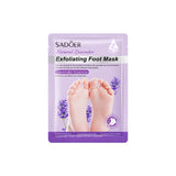 SADOER  Exfoliating Feet Mask Exfoliating Foot Peel Mask Socks Pedicure Peeling Dead Skin Remover Feet Mask Peel Moisturizing