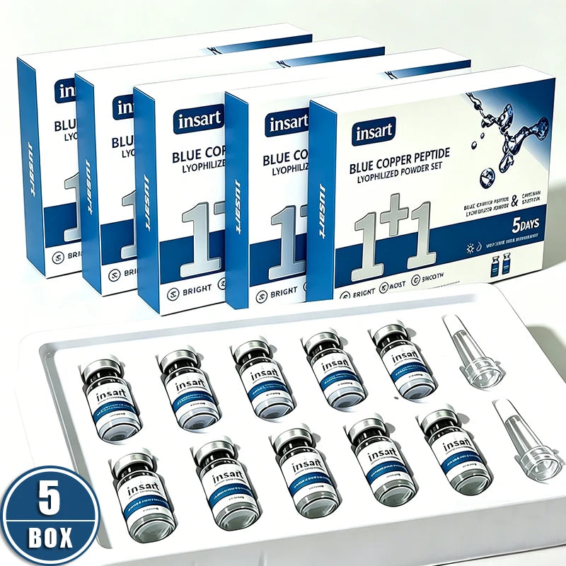 GHK‑Cu Serum Blue Copper Hydrating Serum Rejuvenates Repairs Skin Barrier Improves Elasticity