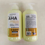 500ml Whitening Body Cream AHA Hydroxy Acids Vitamin C&E Moisturizing Lightening Body Lotion Remove Acne Marks Skin Care