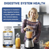 Magnesium & Zinc Capsules for Muscle, Joint,Bone,Enzyme & Heart Health Rest &Relaxation Magnesium Glycinate Supplement