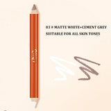 Three dimensional Fine Double Head Contour Pen to Lighten Tear Hole Natural Touch Nose Shadow Contour Holding Highlighter