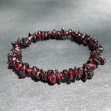 Natural Garnet Bracelet For Woman Crystal Bracelet Jewelry Red Stones Healing Energy Gift Lucky