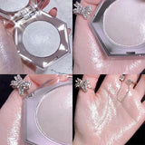 Highlighter Makeup Palette Glitter for Face Body Cheek,Diamond Shimmer Highlighter,Smooth Glitter Sparkles,Nose Contour Palettes