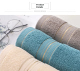 All-cotton Class A Thickened Absorbent Jacquard Polyester-cotton Skin-friendly Face Towel Bath Pure Cotton Towel Adult Towel