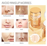 Air Cushion CC Cream Moisturizing Foundation Concealer Long Lasting Waterproof Brighten BB Cream Isolation Base Makeup Cosmetics