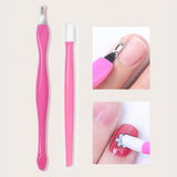 Professional Nail Art Kit with 54W UV Lamp Glue Dryer Polisher Dead Skin Remover Finger Separator Manicure Pedicure Home Use
