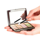 100PCS Disposable Double-Headed Eye Shadow Sponge Applicators 6.5cm with Container for Eyeshadow Stick