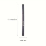 Black waterproof, sweat-proof, and smudge-proof eyeliner creates a natural look and glides on quickly and easily.