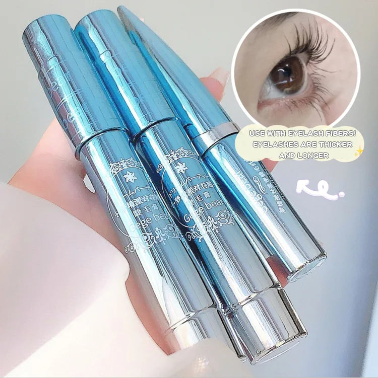 Gege Bear Dream Party Curly Black Sun Flower Mascara Cute Design All Day Long-Wearing Lash-Lengthening Thick Volume Eyelashes