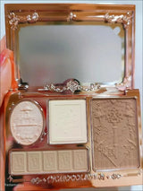 Flower Knows Chocolate Wonder-Shop Highlighter Contour Powder Face Palette For Women Bronzer Illuminator original highend makeup