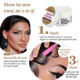 Baby Bangs Styling Gel Hair Pomade Edge Control Wax for Wig Women 24 Hour Long Lasting Hairline Shape Cream Solid Hair Wax Stick