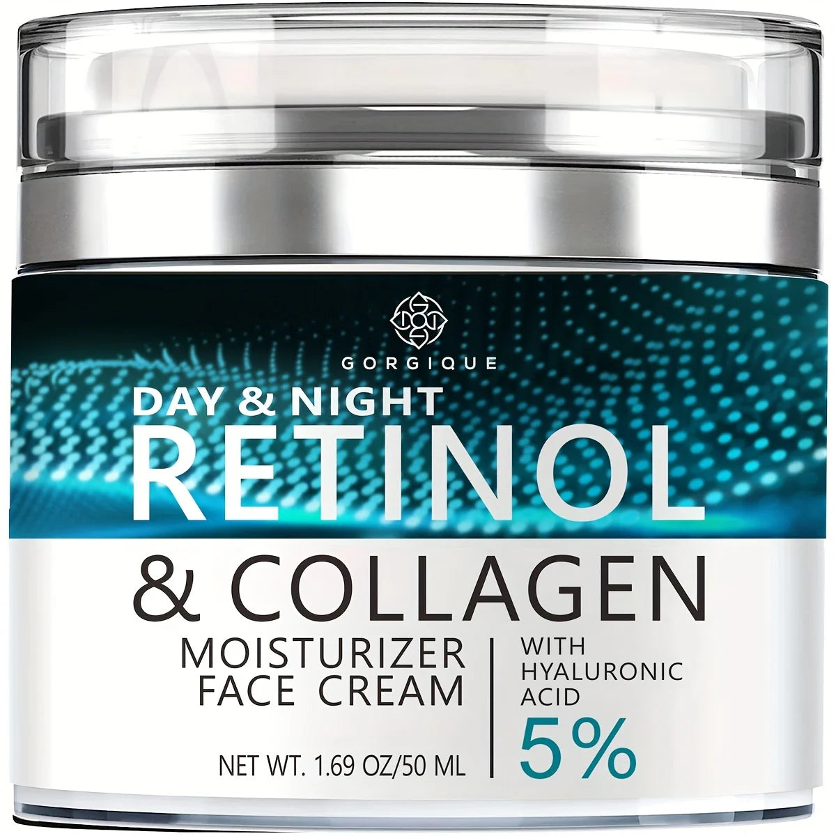 Gorgique Face Moisturizer Retinol Cream - Day & Night Anti Aging Moisturizing Cream