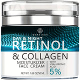 Gorgique Face Moisturizer Retinol Cream - Day & Night Anti Aging Moisturizing Cream