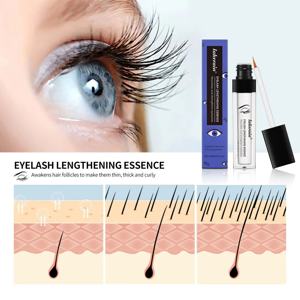 7 Days Fast Eyelash Growth Serum Eyelash Eyebrow Growth Strong Makeup Extension Treatment Eyelash Growth Thicken Care Products