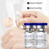Effective Peptide 99% GHK-CU Copper  Lyophilized Powder For Anti-Aging Fade Fine Lines Improve Elasticity Repair Skin Barrier