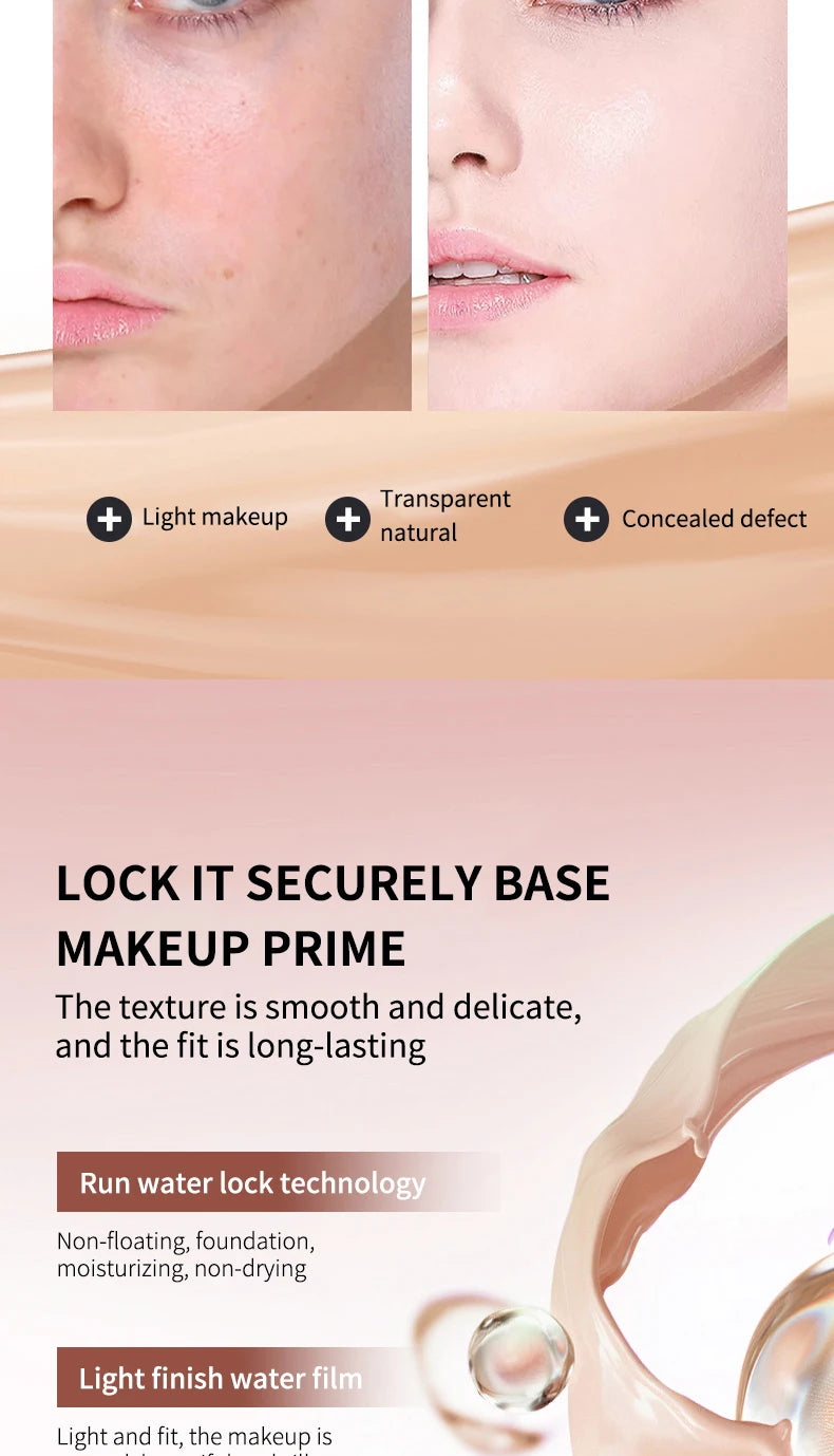 OCHEAL CC Cream Cushion Foundation Cream Long Lasting Moisturizing Concealer Foundation BB Cream For Face Makeup Concelear