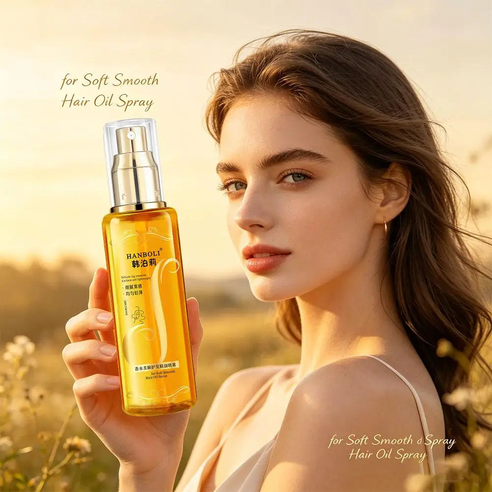 Hair Oil Spray Fragrance Hair Mask Nourishing Conditioning Oil Deeply Moisturizing Hair Curly Spray Gift Women Hair Care Serum